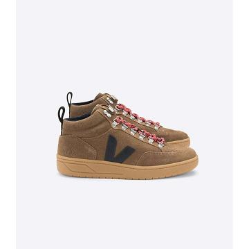 Veja RORAIMA SUEDE Men's High Tops Coffee | NZ 109ILH